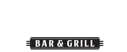 glenns bar logo white